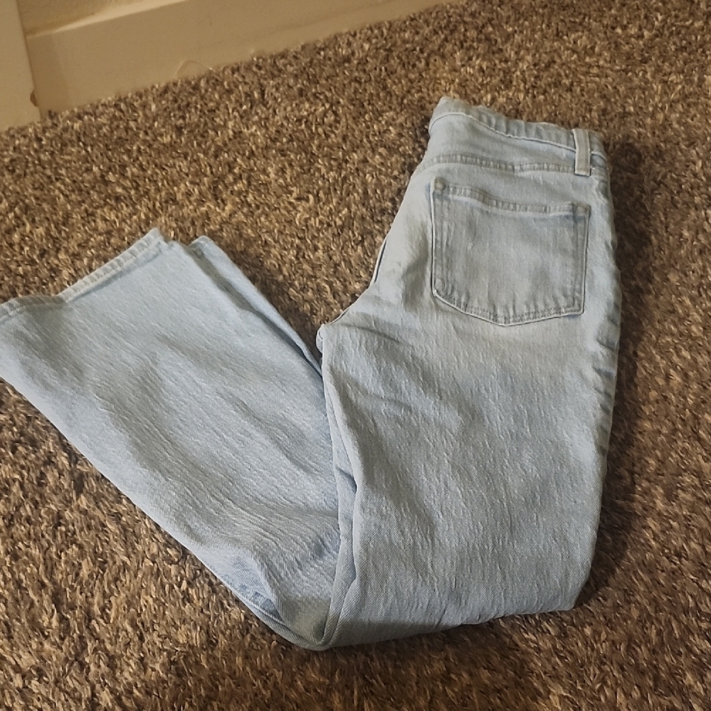 Old Navy Women's Light Blue Straight Leg Jeans